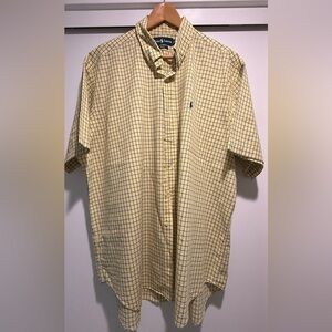 Ralph Lauren Bundle of 3 Yellow and Blue Checkered Shirts